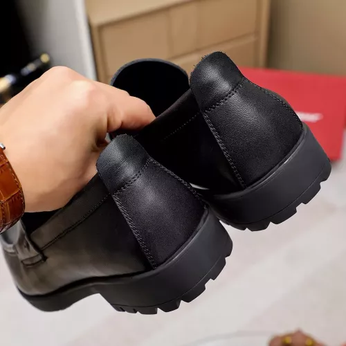 Replica Salvatore Ferragamo Leather Shoes For Men #1362020 $85.00 USD for Wholesale