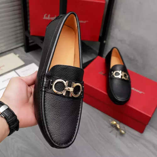 Replica Salvatore Ferragamo Leather Shoes For Men #1362022 $76.00 USD for Wholesale