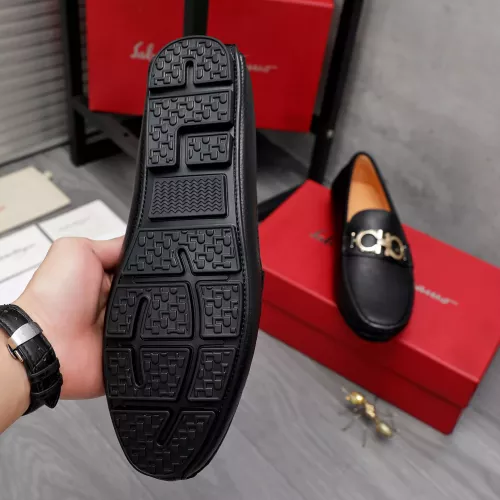 Replica Salvatore Ferragamo Leather Shoes For Men #1362022 $76.00 USD for Wholesale