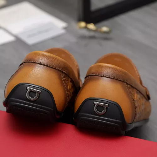 Replica Salvatore Ferragamo Leather Shoes For Men #1362023 $76.00 USD for Wholesale