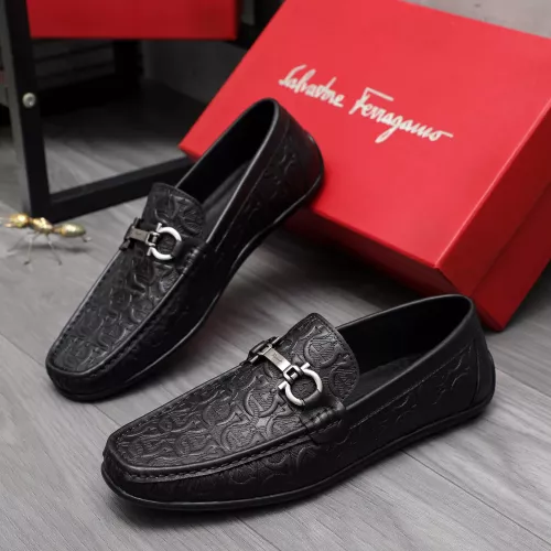 Salvatore Ferragamo Leather Shoes For Men #1362024 $76.00 USD, Wholesale Replica Salvatore Ferragamo Leather Shoes