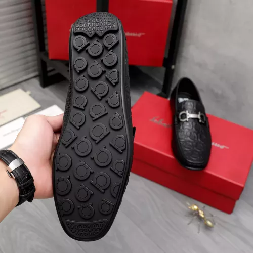 Replica Salvatore Ferragamo Leather Shoes For Men #1362024 $76.00 USD for Wholesale