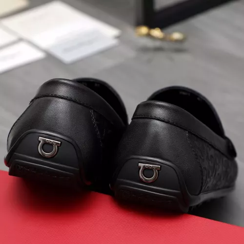 Replica Salvatore Ferragamo Leather Shoes For Men #1362024 $76.00 USD for Wholesale