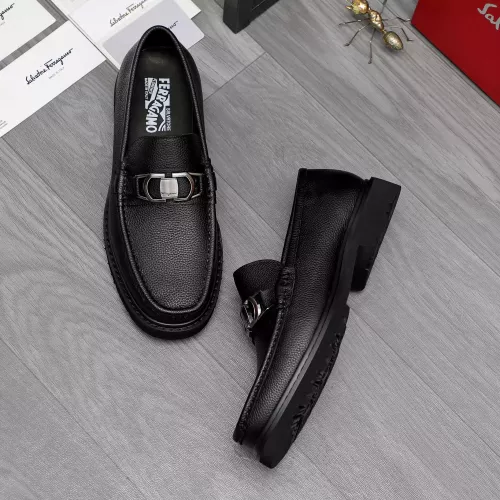 Replica Salvatore Ferragamo Leather Shoes For Men #1362025 $96.00 USD for Wholesale