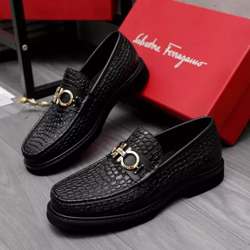 Salvatore Ferragamo Leather Shoes For Men #1362026 $96.00 USD, Wholesale Replica Salvatore Ferragamo Leather Shoes