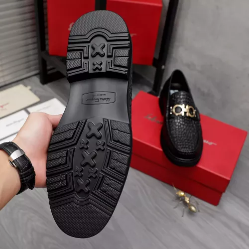 Replica Salvatore Ferragamo Leather Shoes For Men #1362026 $96.00 USD for Wholesale