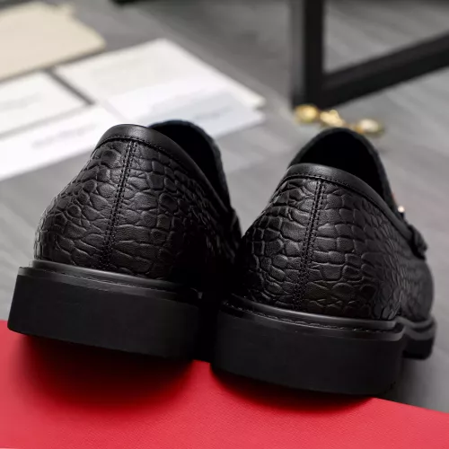 Replica Salvatore Ferragamo Leather Shoes For Men #1362026 $96.00 USD for Wholesale
