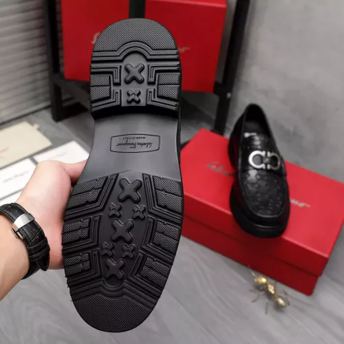 Replica Salvatore Ferragamo Leather Shoes For Men #1362027 $96.00 USD for Wholesale