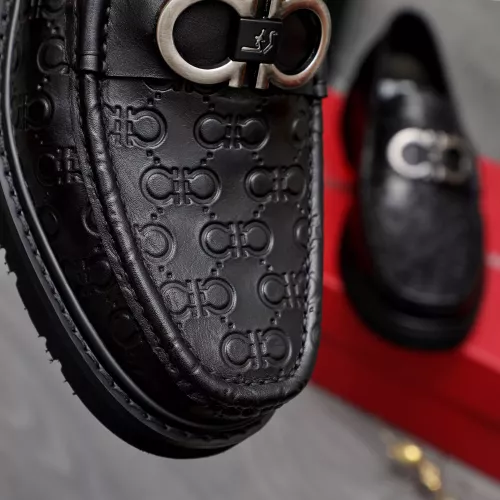 Replica Salvatore Ferragamo Leather Shoes For Men #1362027 $96.00 USD for Wholesale