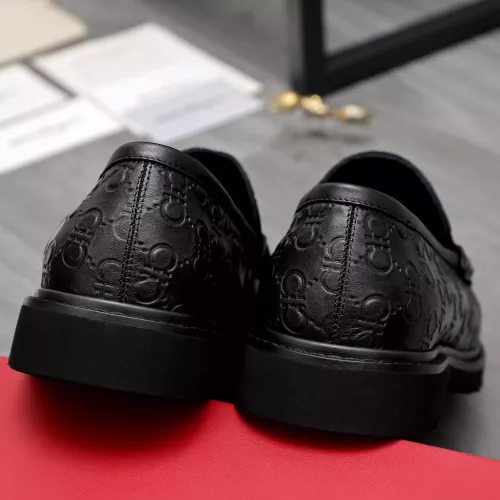 Replica Salvatore Ferragamo Leather Shoes For Men #1362027 $96.00 USD for Wholesale
