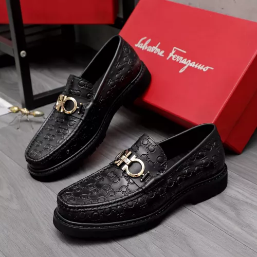Salvatore Ferragamo Leather Shoes For Men #1362028 $96.00 USD, Wholesale Replica Salvatore Ferragamo Leather Shoes