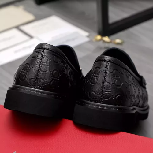 Replica Salvatore Ferragamo Leather Shoes For Men #1362028 $96.00 USD for Wholesale