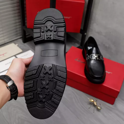 Replica Salvatore Ferragamo Leather Shoes For Men #1362031 $96.00 USD for Wholesale