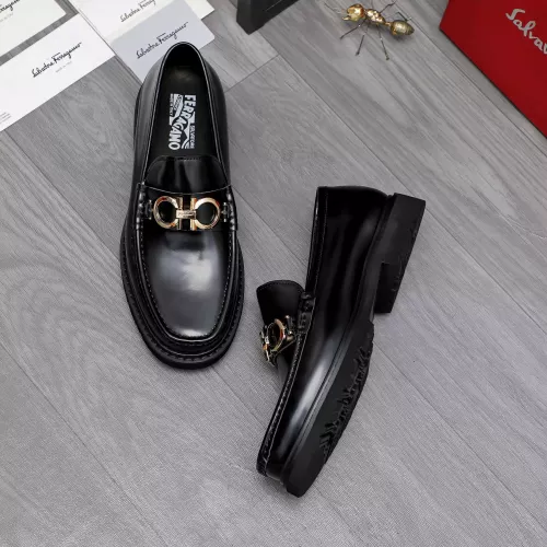 Replica Salvatore Ferragamo Leather Shoes For Men #1362032 $96.00 USD for Wholesale