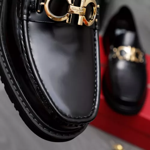 Replica Salvatore Ferragamo Leather Shoes For Men #1362032 $96.00 USD for Wholesale