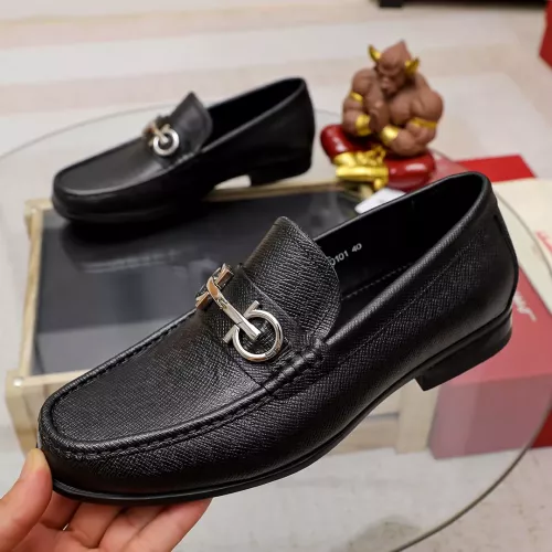 Salvatore Ferragamo Leather Shoes For Men #1362035 $88.00 USD, Wholesale Replica Salvatore Ferragamo Leather Shoes
