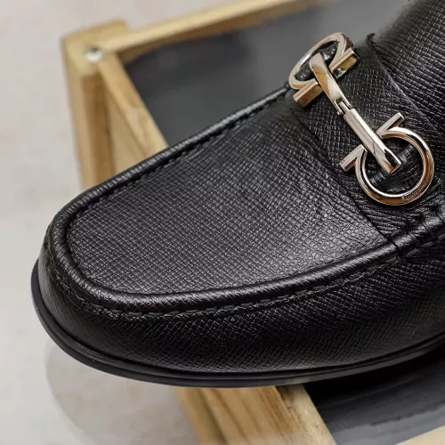 Replica Salvatore Ferragamo Leather Shoes For Men #1362035 $88.00 USD for Wholesale