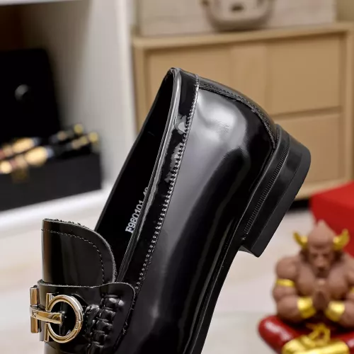 Replica Salvatore Ferragamo Leather Shoes For Men #1362038 $88.00 USD for Wholesale