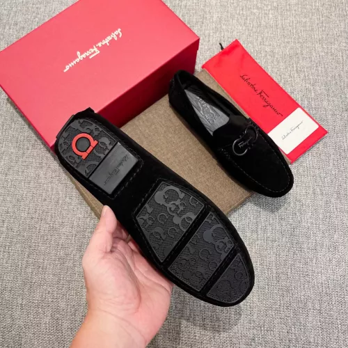 Replica Salvatore Ferragamo Leather Shoes For Men #1362050 $82.00 USD for Wholesale