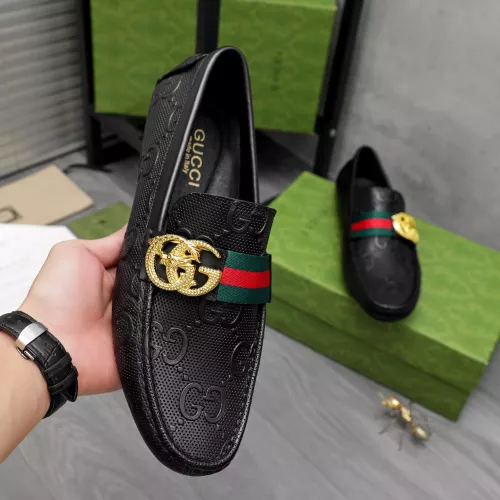 Replica Gucci Oxfords Shoes For Men #1362073 $80.00 USD for Wholesale