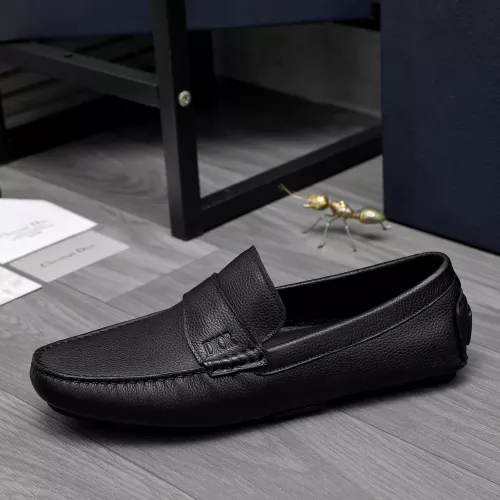 Replica Christian Dior Leather Shoes For Men #1362076 $80.00 USD for Wholesale
