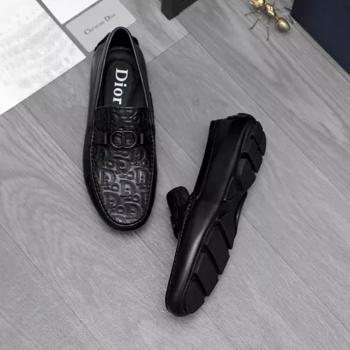 Replica Christian Dior Leather Shoes For Men #1362083 $80.00 USD for Wholesale