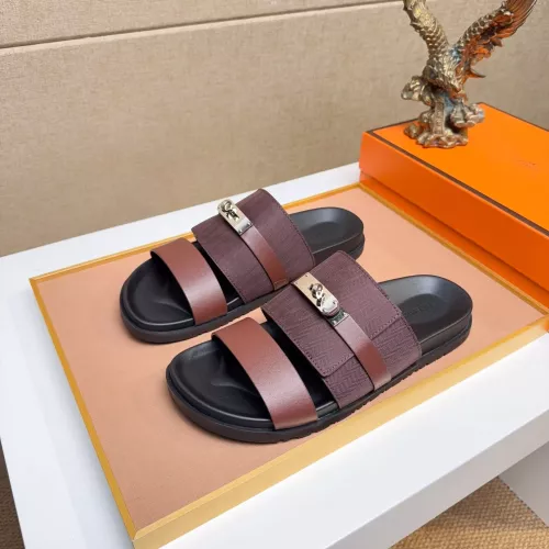 Hermes Slippers For Men #1362092 $56.00 USD, Wholesale Replica Hermes Slippers