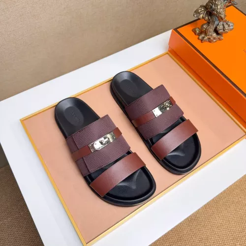 Replica Hermes Slippers For Men #1362092 $56.00 USD for Wholesale