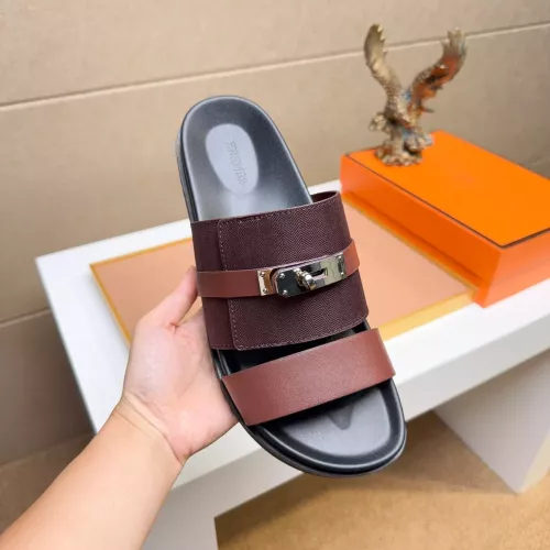 Replica Hermes Slippers For Women #1362093 $56.00 USD for Wholesale