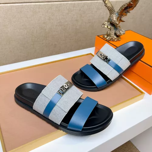 Replica Hermes Slippers For Men #1362094 $56.00 USD for Wholesale