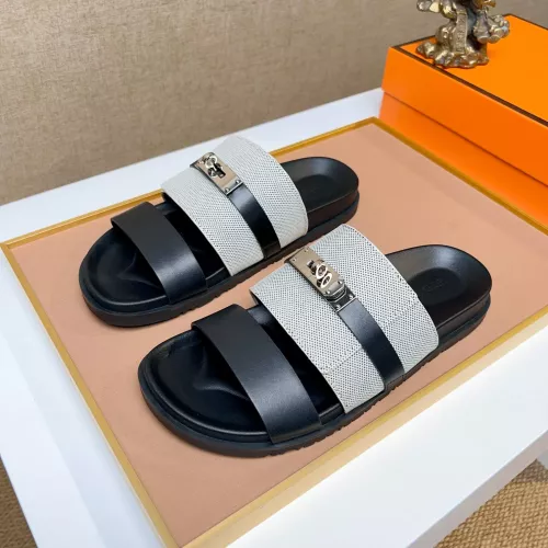 Hermes Slippers For Men #1362100 $56.00 USD, Wholesale Replica Hermes Slippers