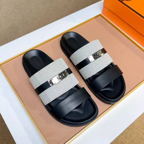 Replica Hermes Slippers For Men #1362100 $56.00 USD for Wholesale