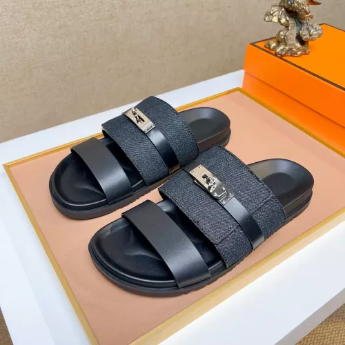Hermes Slippers For Men #1362102 $56.00 USD, Wholesale Replica Hermes Slippers