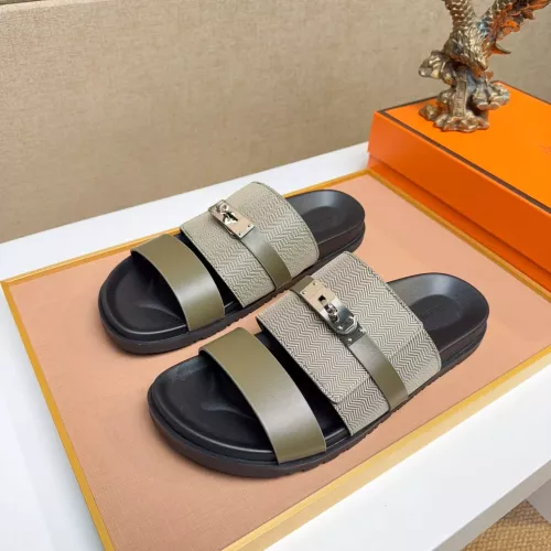 Hermes Slippers For Men #1362104 $56.00 USD, Wholesale Replica Hermes Slippers