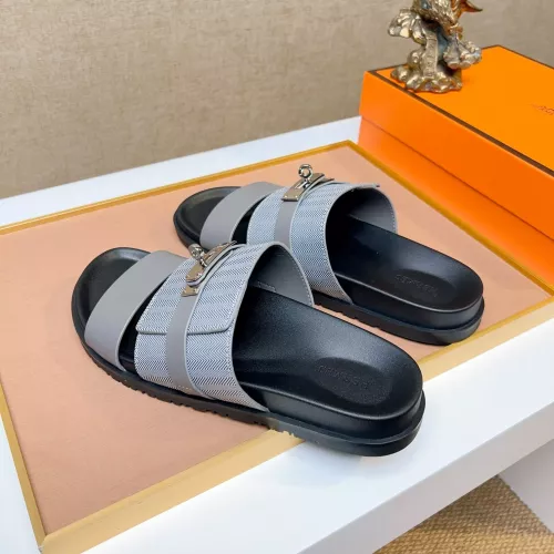 Replica Hermes Slippers For Men #1362106 $56.00 USD for Wholesale