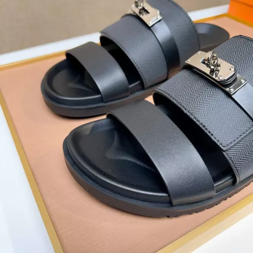Replica Hermes Slippers For Men #1362112 $56.00 USD for Wholesale