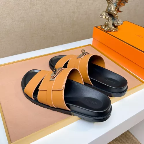 Replica Hermes Slippers For Men #1362114 $56.00 USD for Wholesale