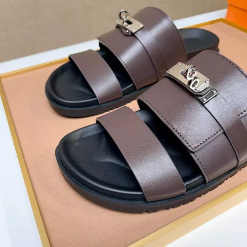 Replica Hermes Slippers For Men #1362116 $56.00 USD for Wholesale
