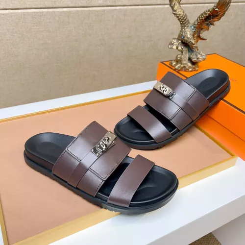 Replica Hermes Slippers For Men #1362116 $56.00 USD for Wholesale