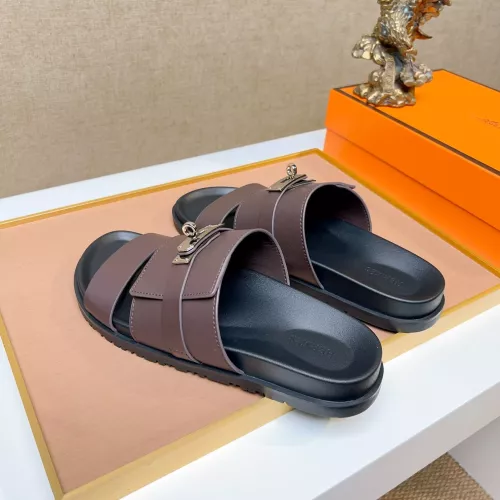 Replica Hermes Slippers For Men #1362116 $56.00 USD for Wholesale