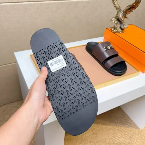 Replica Hermes Slippers For Men #1362116 $56.00 USD for Wholesale