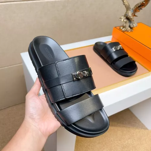Replica Hermes Slippers For Men #1362118 $56.00 USD for Wholesale