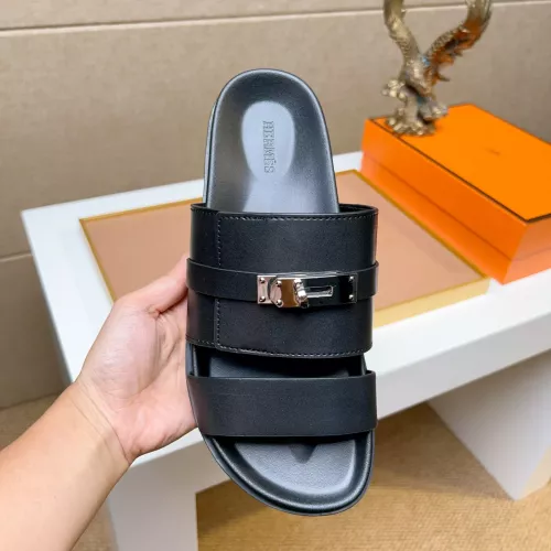 Replica Hermes Slippers For Men #1362118 $56.00 USD for Wholesale