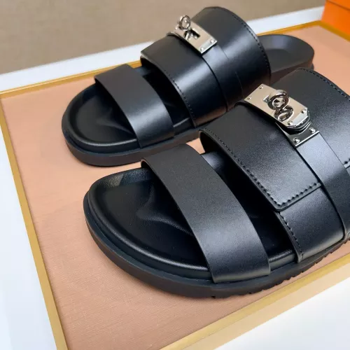 Replica Hermes Slippers For Men #1362118 $56.00 USD for Wholesale