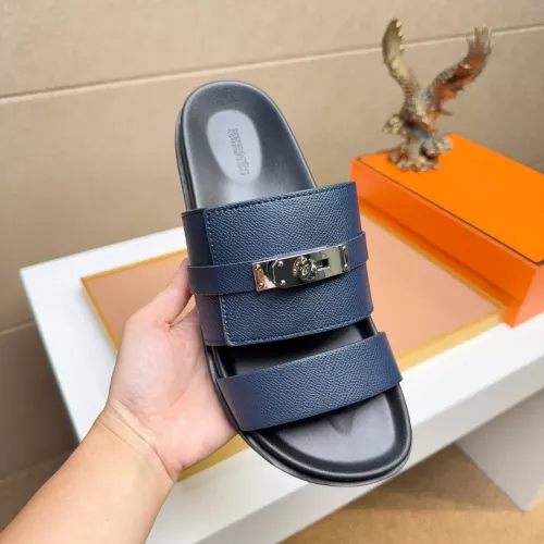 Replica Hermes Slippers For Men #1362124 $56.00 USD for Wholesale