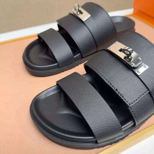 Replica Hermes Slippers For Men #1362126 $56.00 USD for Wholesale