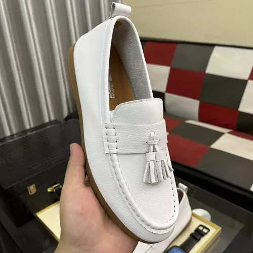 Replica Salvatore Ferragamo Leather Shoes For Men #1362170 $92.00 USD for Wholesale