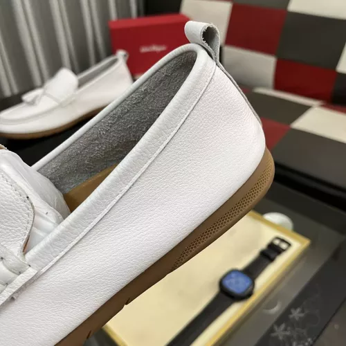 Replica Salvatore Ferragamo Leather Shoes For Men #1362170 $92.00 USD for Wholesale