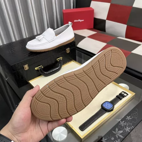 Replica Salvatore Ferragamo Leather Shoes For Men #1362170 $92.00 USD for Wholesale