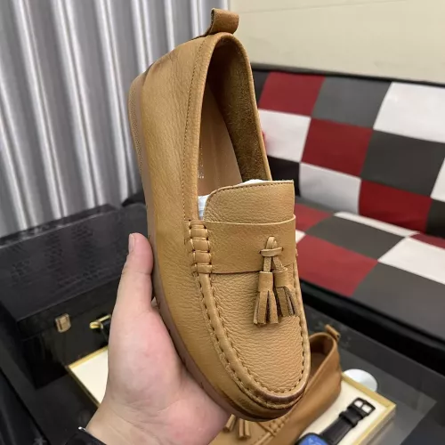 Replica Salvatore Ferragamo Leather Shoes For Men #1362171 $92.00 USD for Wholesale